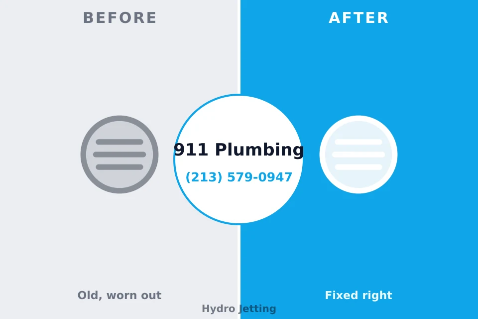 Before and after: plumbing company Ripon, CA